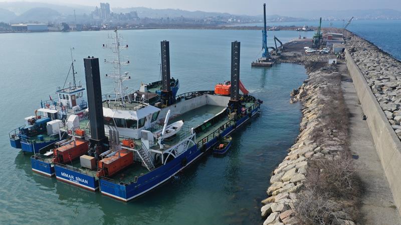 Karadeniz'in en büyük limanı Ordu'ya yapılıyor