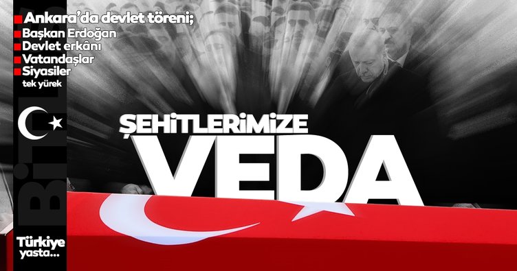Türkiye Şehitlerine Veda ediyor