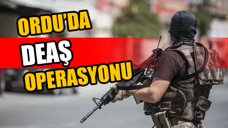 Ordu'da DEAŞ operasyonu