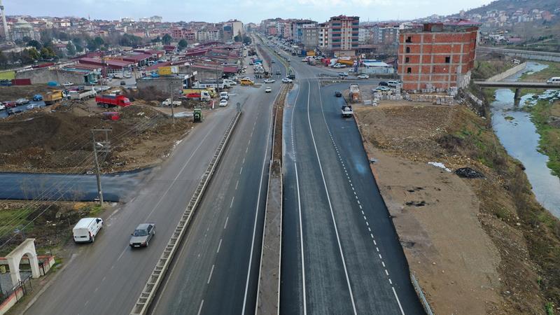 Ünye trafiği rahat nefes aldı