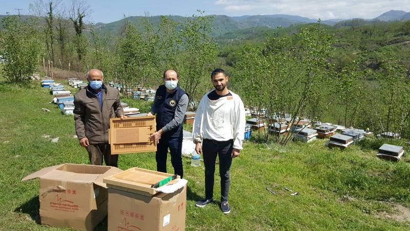 Büyükşehir’den Ordulu Arıcılara destek