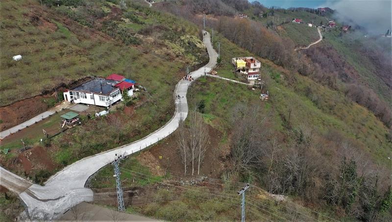 Altınordu Belediyesi'nden beton yol seferberliği