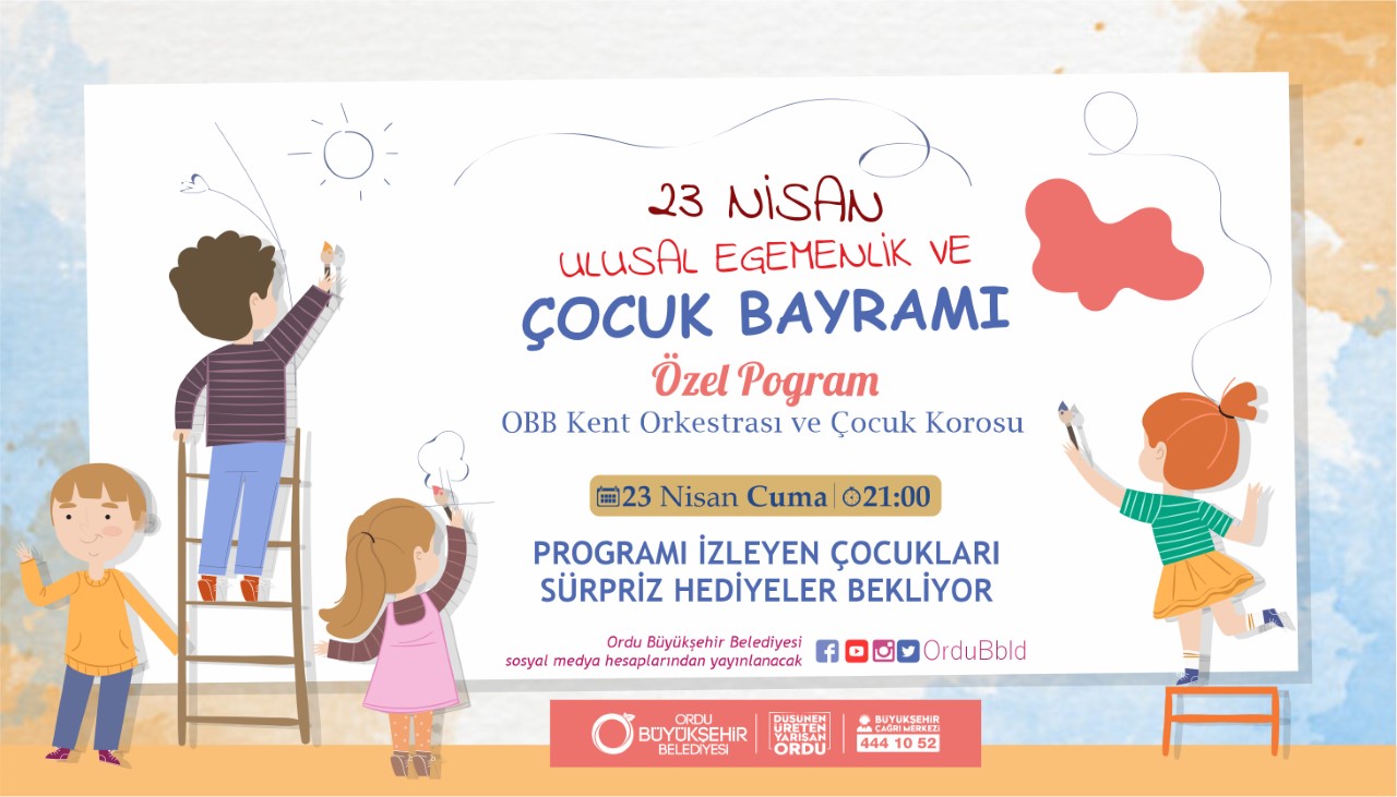 23 Nisan’da Büyükşehir’den çocuklara özel sürprizler