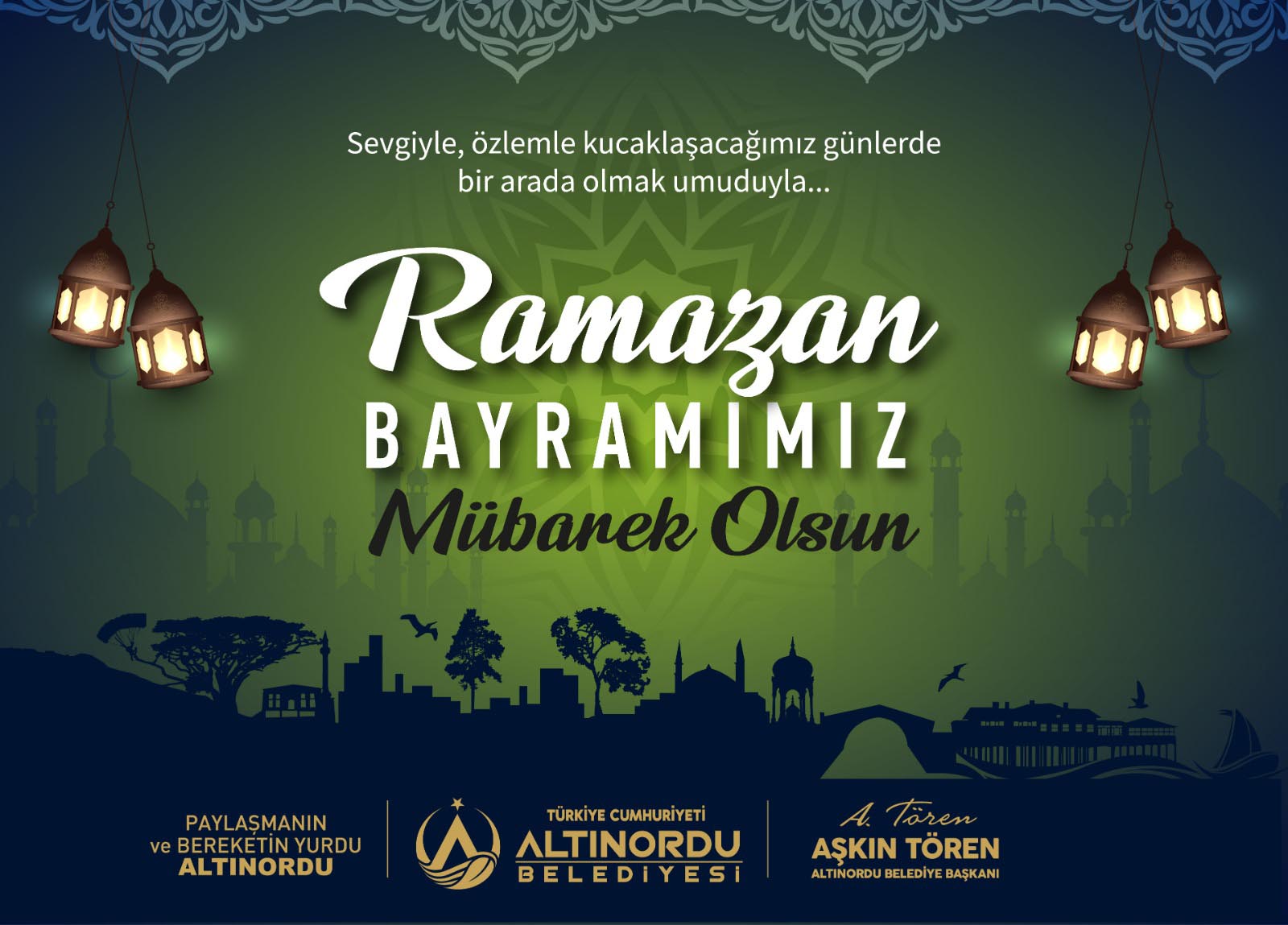 Başkan Tören Ramazan Bayramını Kutladı: