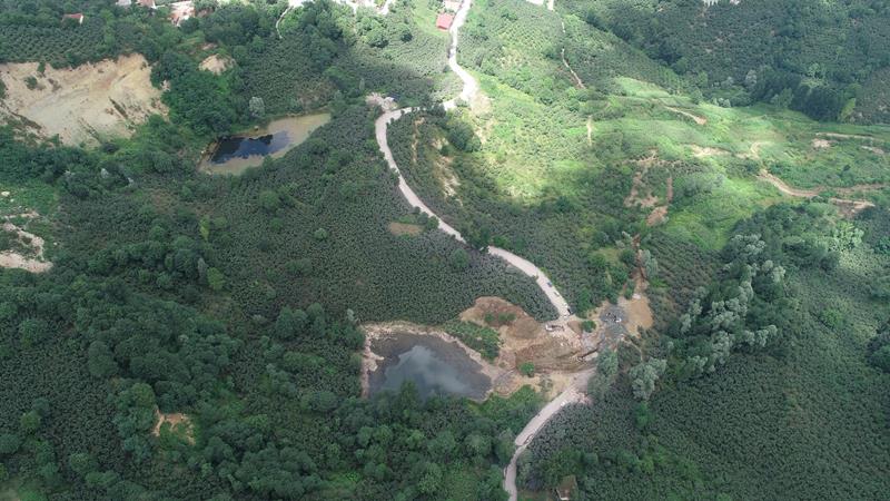 Büyükşhir 80 yıllık heyelan sorununa çözüm oldu