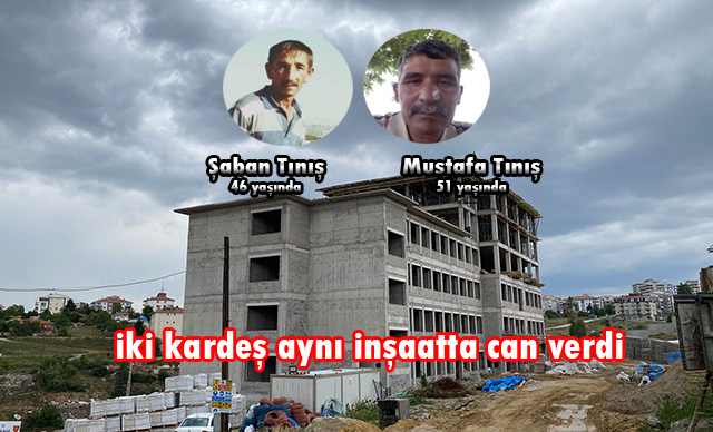 Ordulu iki kardeş çalıştıkları inşaatın 7. katından düşerek hayatlarını kaybetti