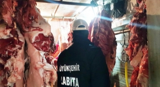 ORDU’DA USULSÜZ 1 TON ETE EL KONULDU