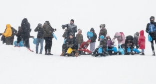 Çambaşı Kış Festivali renkli görüntülere sahne oldu