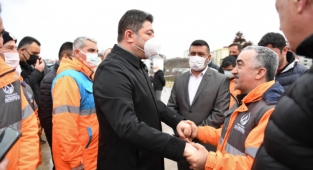 Başkan Tören mesai arkadaşlarıyla biraraya geldi