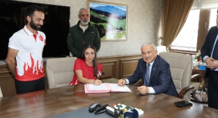 Başkan Güler Türkiye Şampiyonlarını ağırladı