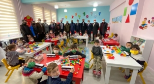 Hayırsever Şahin Ailesi Tarafından Yaptırılan Ana Sınıflarının Açılışı Yapıldı