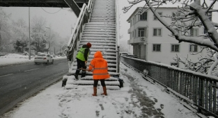 Kar Timleri görev başında