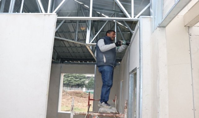 Kocaeli İzmit'te Otizm Spor ve Yaşam Evi projesinde çalışmalar hızla devam ediyor
