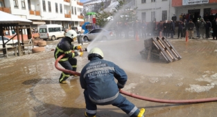 Mesudiye Topçam'da gönüllü itfaiye istasyonu kuruldu