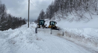 Ordu’da kar kalınlığı 2 metreye yaklaştı