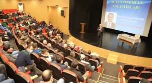 Prof.Dr. Yusuf Demir Ordu'da su konulu konferans verdi