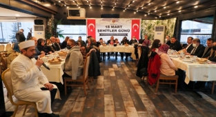 Vali Sonel, Şehit Aileleri ve Gaziler onuruna yeme düzenledi