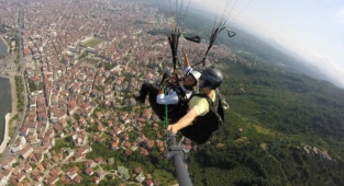 Ordu'nun Boztepe'si adrenalin tutkunlarının yeni adresi: 