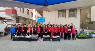 Ünye'de öğrencilerden sosyal sorumluluk projesi