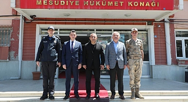 Vali Sonel, Mesudiye İlçesini incelemelerde bulundu