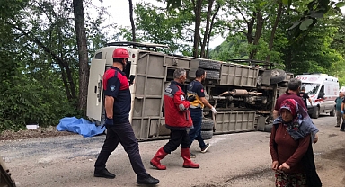 Akademisyenler Ordu'da kaza yaptı! ölü ve yaralılar var