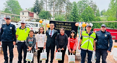 Kabadüz’de Trafik Bilgi Yarışması düzenlendi