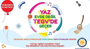 TEGV'de yaz etkinlikleri Ordu'da başlıyor!