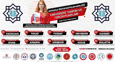 Anadolu Üniversiteler Birliği Üniversite Tanıtım Fuarları düzenleyecek
