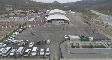 Fatsa'da kurulan Karadeniz’in en büyük mezbahası kurban bayramına hazır