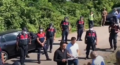 Fatsa'da su protestosu 11 gözaltı var