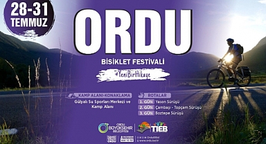 Ordu Bisiklet Festivali 28-31 Temmuz’da 