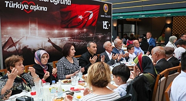 Ordu'da Şehit Aileleri ve Gazilerle yemek programında bir araya gelindi