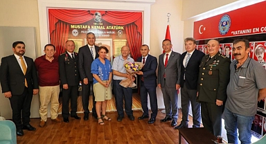 Şehit ve Gazi derneklerine bayram dolayısıyla ziyaret geçekleştirildi