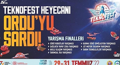 TEKNOFEST Rüzgârı Ordu’dan Devam Ediyor