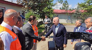 Ulaştırma Bakanı Karaismailoğlu Ordu'da ışık görme törenine katıldı