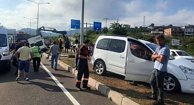 Fındık işçileri Ünye'de kaza yaptı! 1 ölü 19 yaralı