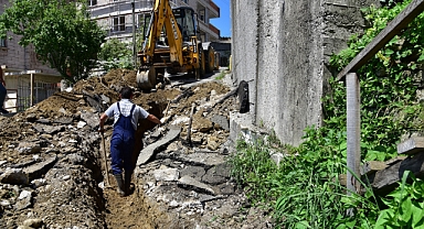 Sel sonrası Giresun'da su kanal ekipleri çalışmalarını sürdürüyor