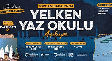 Topçam Barajı'nda yelken sporu yapılacak