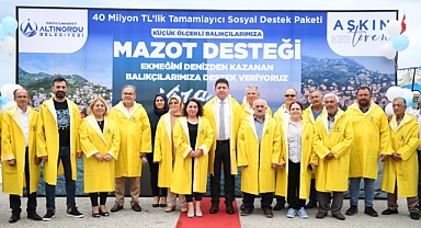 Başkan Tören'den Balıkçılara 5 Bin Litre mazot desteği