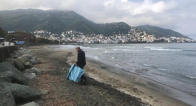 Ordu kıyılarından 51 ton atık toplandı