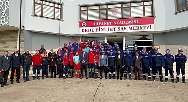 Ordu'da Deprem Tatbikatı Yapıldı