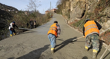 Altınordu kırsalında ulaşım yatırımları yüz güldürüyor