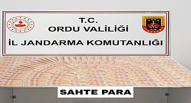 Ordu'da sahte para operasyonu