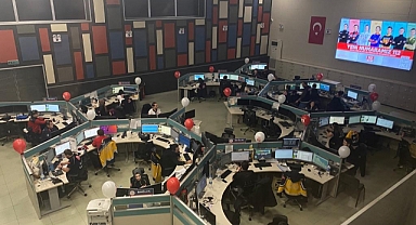 112 Acil Çağrı Merkezi yılbaşında yoğun mesaide bulundu