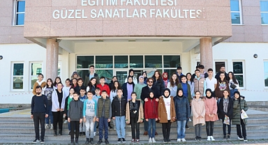 Büyükşehrin misafiri İkizceli öğrenciler oldu 