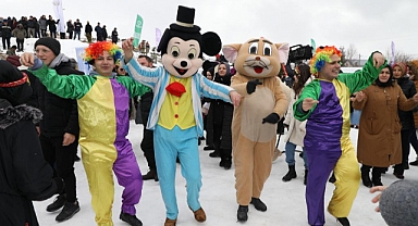 Çambaşı Yaylasında 18. Kış Festivali renkli geçti