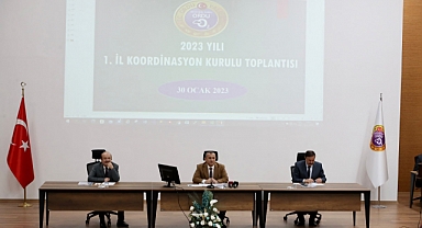 Ordu'da 2023 yılının ilk İl Koordinasyon Kurulu Toplantısı yapıldı
