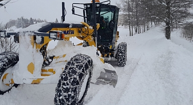 Altınordu kış tedbirlerini aldı ekipler 7/24 sahada