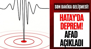 Hatay’da 3 dakika arayla iki şiddetli deprem! 6.4 ve 5.8