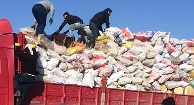 OBB deprem bölgesinde uzak köylere yakacak ulaştırıyor